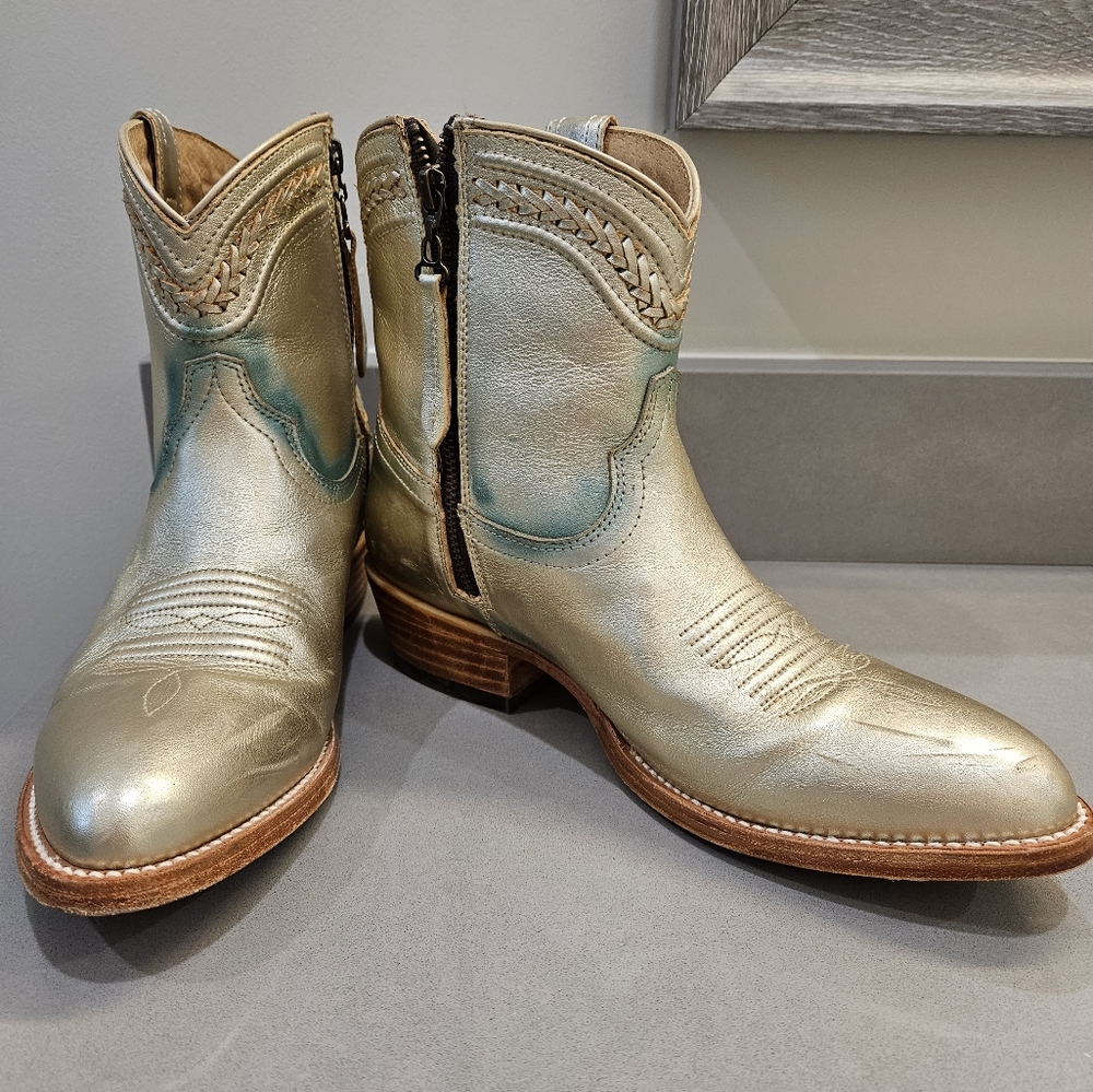 Ariat Gold Ankle Boots